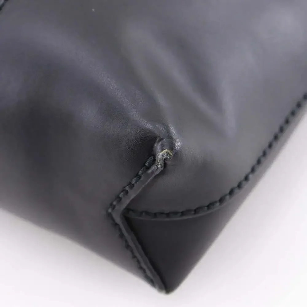 GUCCI Black Canvas Messenger Shoulder Bag